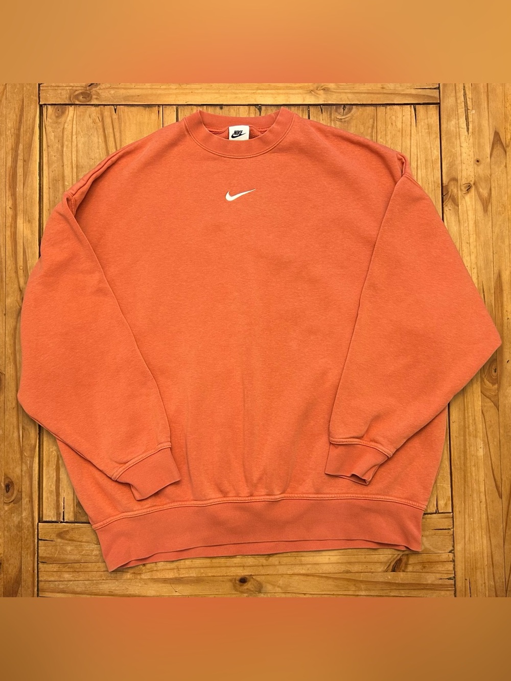 Nike | Terra-cotta Long Phoenix Crewneck Sweatshirt